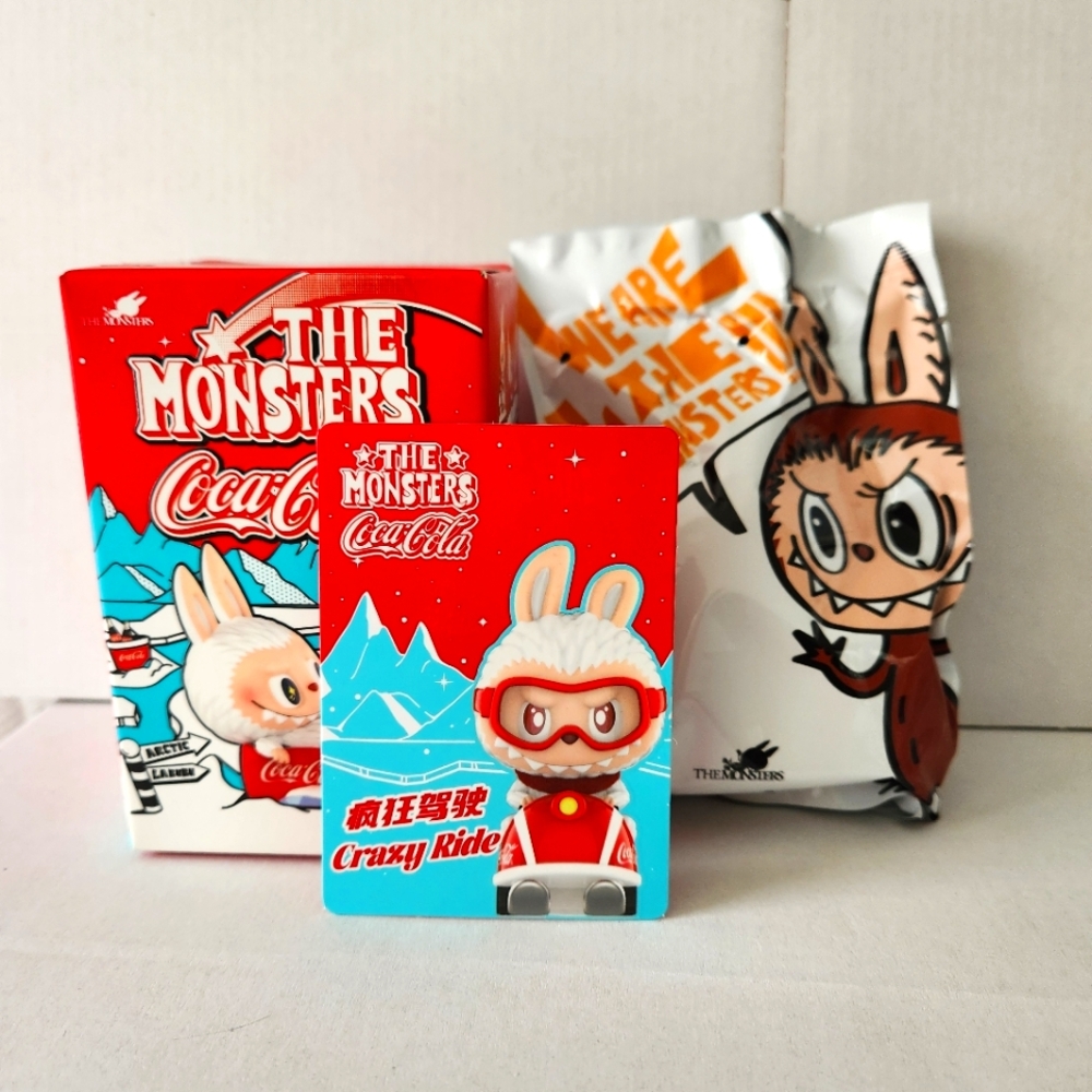 PopMart The‎ Monsters Coca-Cola Series Open Box - Crazy Ride